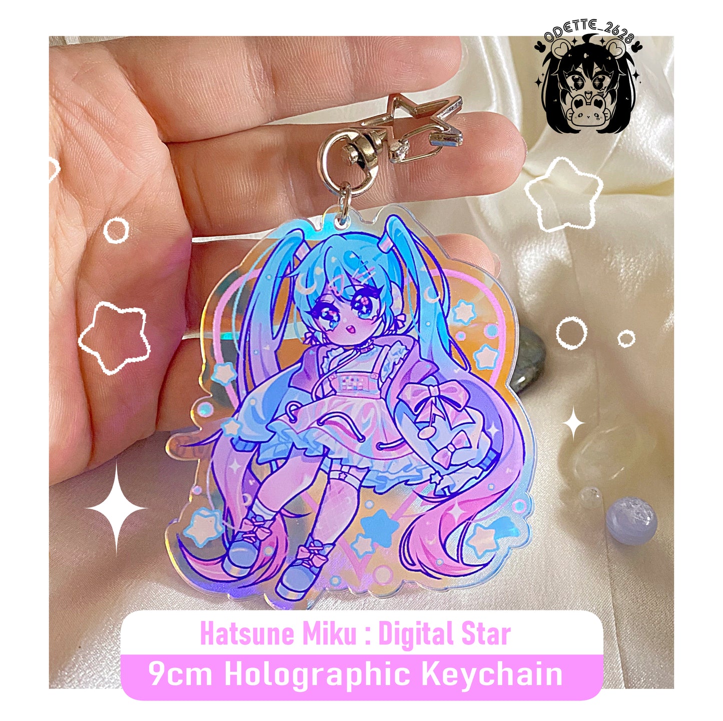 Hatsune Miku : Digital Star Acrylic Holographic Keychain