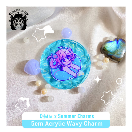 Odette x Summer Wavy Acrylic Charm